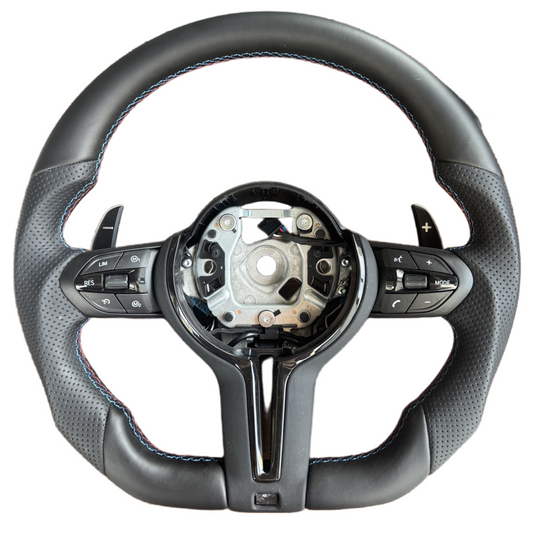 BMW F-Series Steering Wheel | M Stitching | Flat Bottom